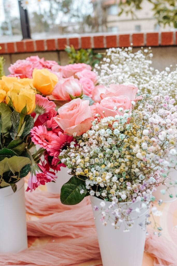 flower bar ideas