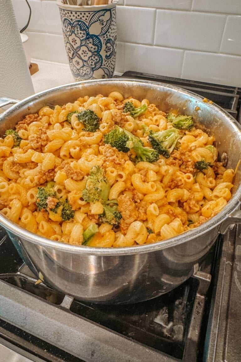 Easy Homemade Hamburger Helper with Broccoli